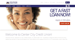 Desktop Screenshot of citycentercu.com